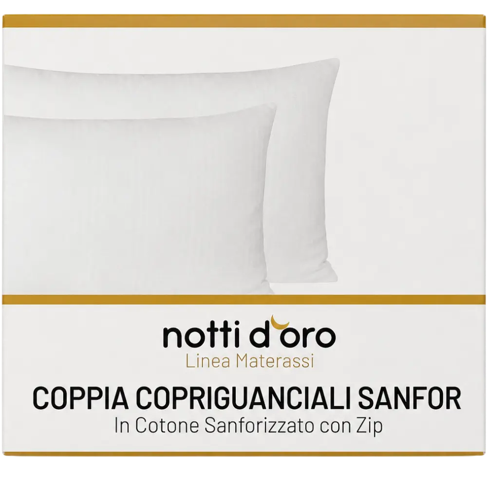 Notti D'Oro - Coppia Copriguanciali SANFOR