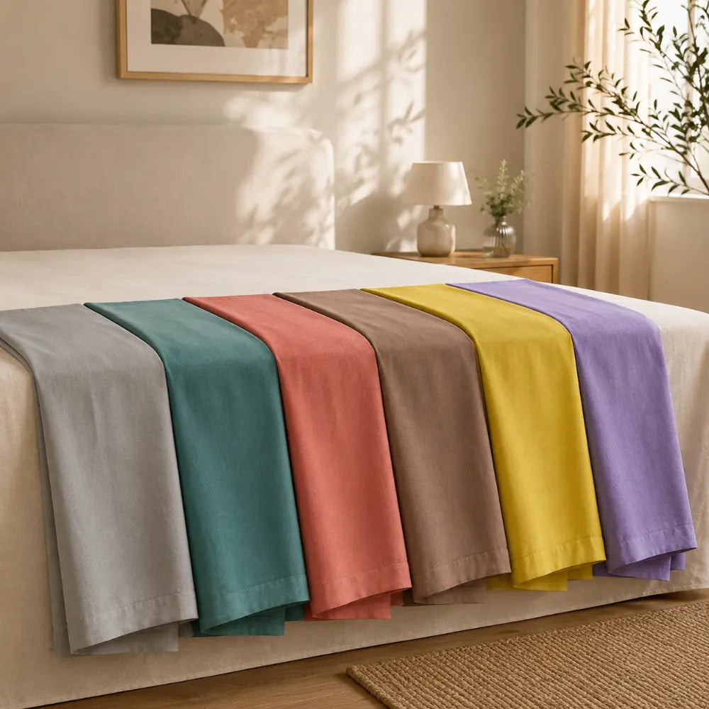Fazzini - Lenzuolo Sotto con Angoli PLAIN - Diverse Misure e Colori