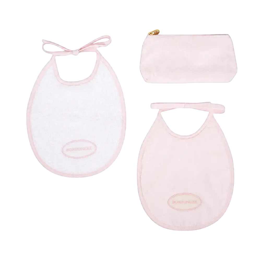 Borbonese Kids - Trousse con 2 Bavaglini OP