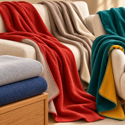Plaid ALPURA Coperta in Pile Double Face 210 × 240 cm