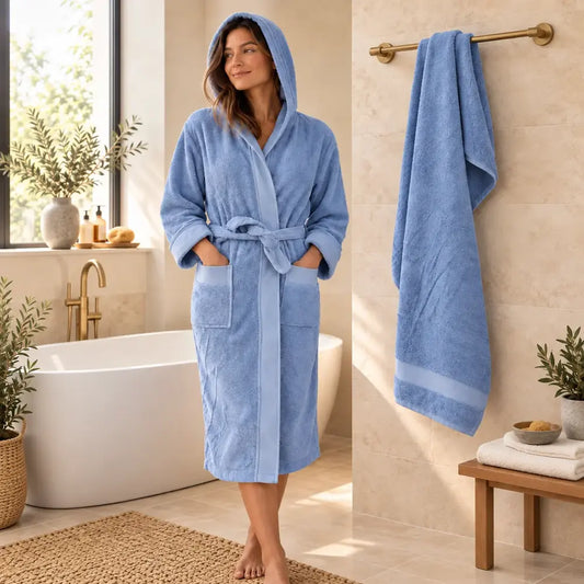 Accappatoio - Spugna 600 g/m² 100% Cotone
