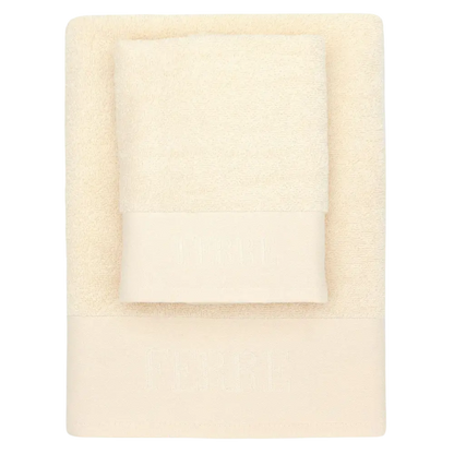 Set Asciugamani Bagno Viso + Ospite URANO - Spugna 100% Cotone