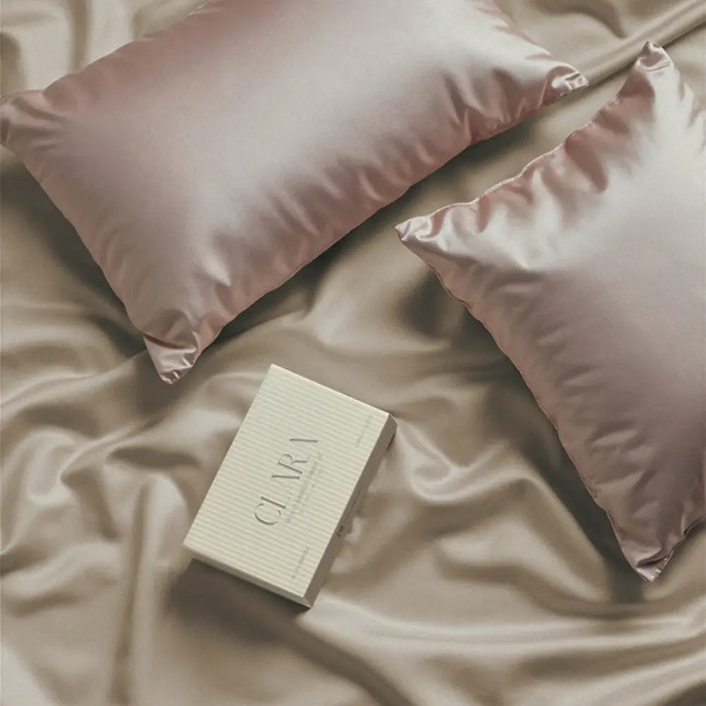 Biancaluna - Seta di Bamboo Lenzuola Completo Letto CLARA