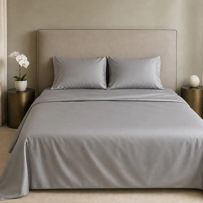 Biancaluna - Seta di Bamboo Lenzuola Completo Letto CLARA
