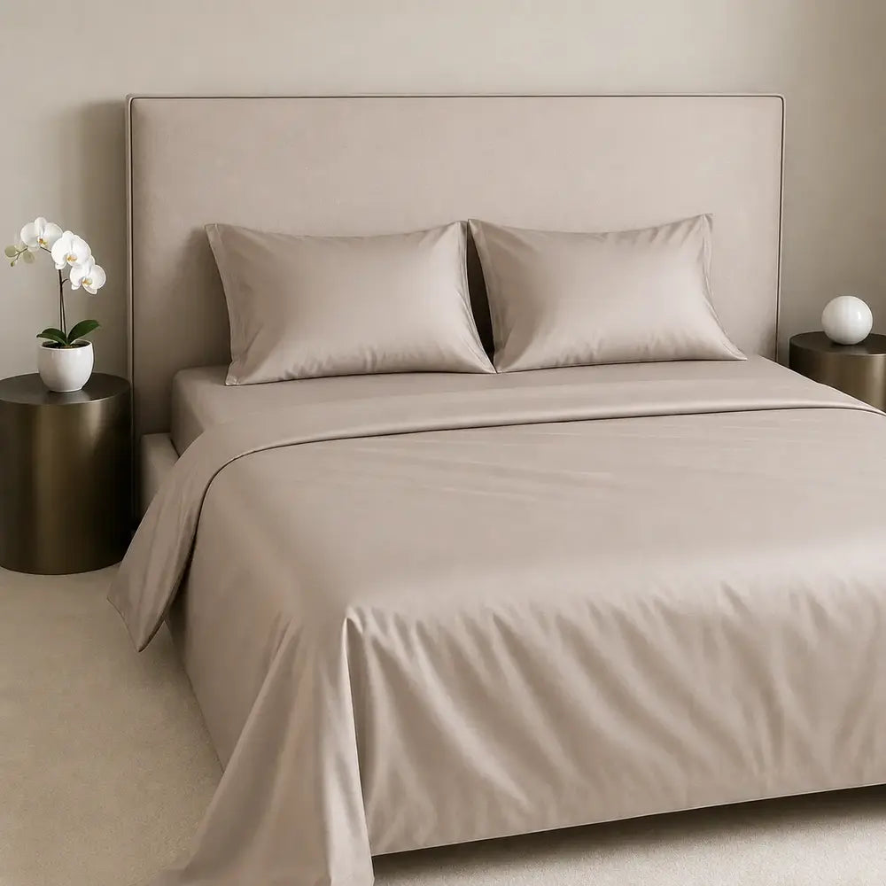 Biancaluna - Seta di Bamboo Lenzuola Completo Letto CLARA