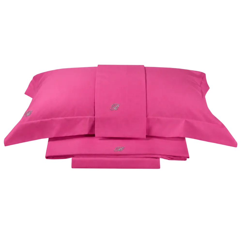 Blumarine - Lenzuola Completo Letto Blu Valentino - Fucsia
