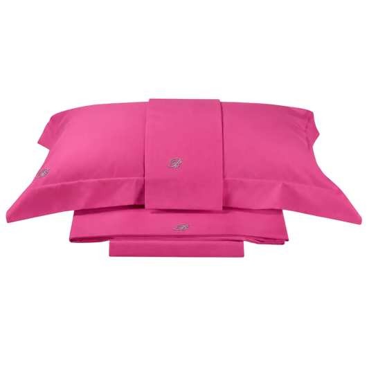 Blumarine - Lenzuola Completo Letto Blu Valentino - Fucsia