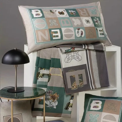Borbonese - Lenzuola Completo Letto COLORBLOCK