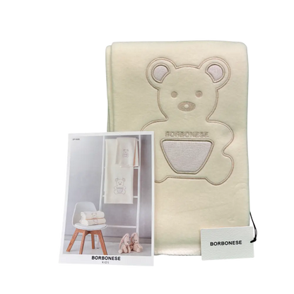 Borbonese Kids - Copertina Pile per Lettino Rosa