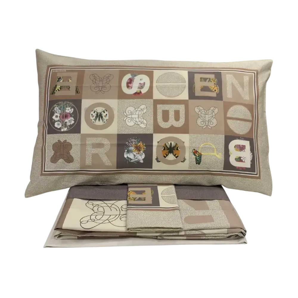 Borbonese - Lenzuola Completo Letto COLORBLOCK