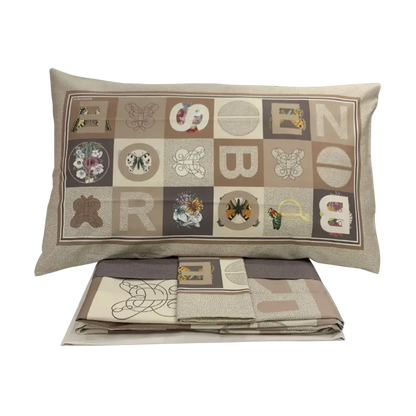 Borbonese - Lenzuola Completo Letto COLORBLOCK