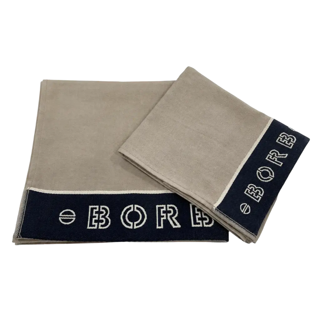 Borbonese - Set Asciugamani 1+1 OUTLINE