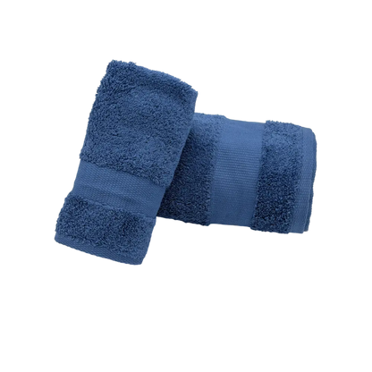 Coppia Asciugamani Bagno Viso + Ospite - Spugna 600 g/m² 100% Cotone