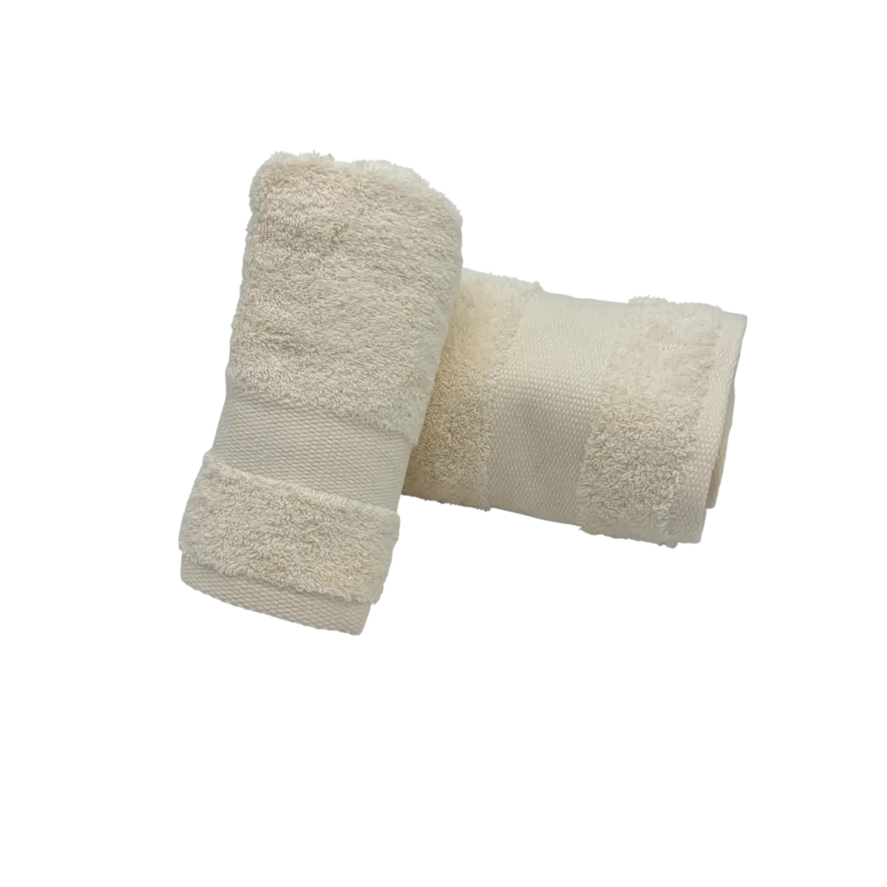 Coppia Asciugamani Bagno Viso + Ospite - Spugna 600 g/m² 100% Cotone