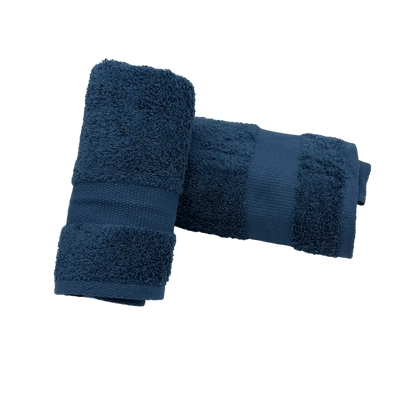 Coppia Asciugamani Bagno Viso + Ospite - Spugna 600 g/m² 100% Cotone