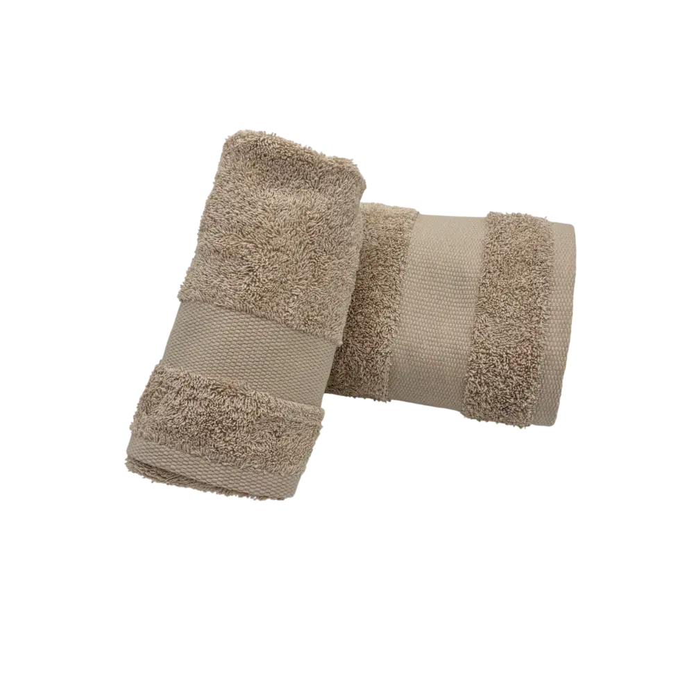 Coppia Asciugamani Bagno Viso + Ospite - Spugna 600 g/m² 100% Cotone