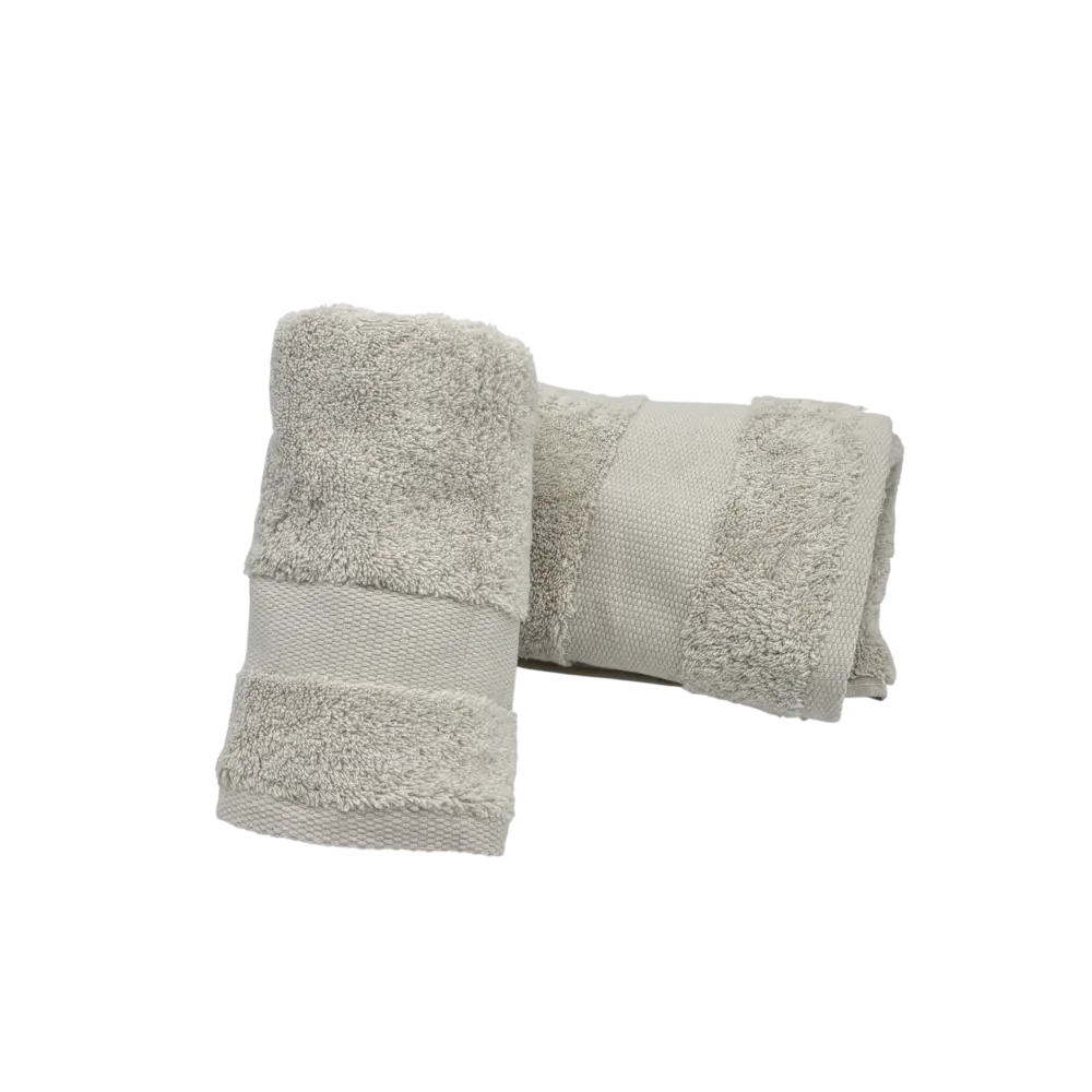 Coppia Asciugamani Bagno Viso + Ospite - Spugna 600 g/m² 100% Cotone
