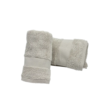 Coppia Asciugamani Bagno Viso + Ospite - Spugna 600 g/m² 100% Cotone