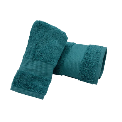 Coppia Asciugamani Bagno Viso + Ospite - Spugna 600 g/m² 100% Cotone