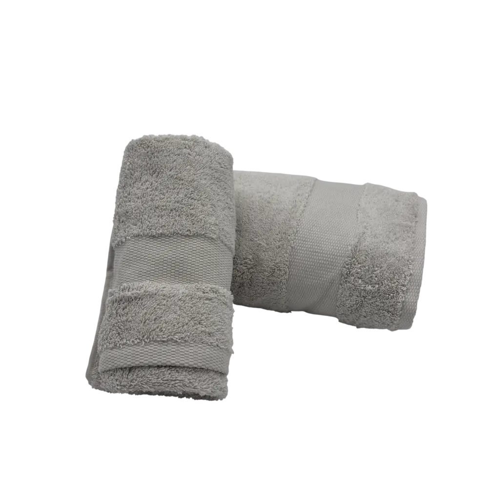 Coppia Asciugamani Bagno Viso + Ospite - Spugna 600 g/m² 100% Cotone