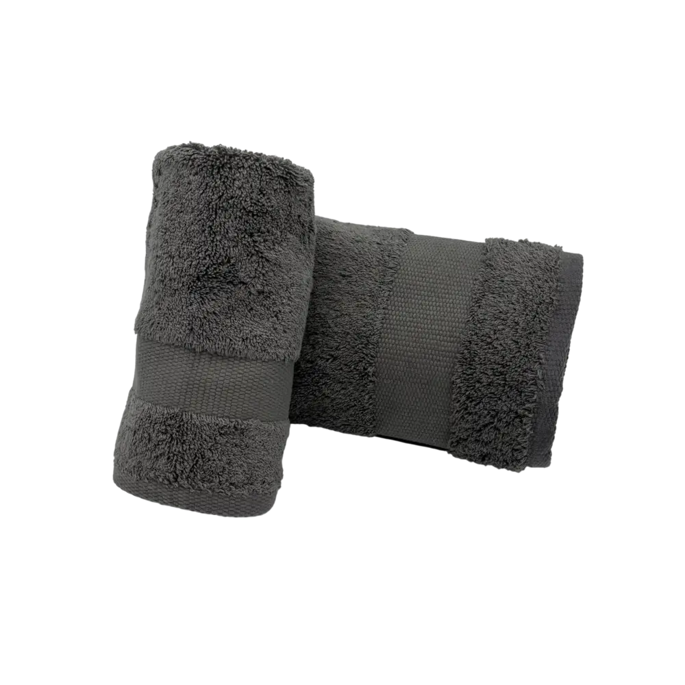 Coppia Asciugamani Bagno Viso + Ospite - Spugna 600 g/m² 100% Cotone