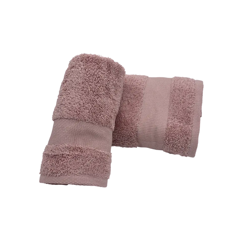 Coppia Asciugamani Bagno Viso + Ospite - Spugna 600 g/m² 100% Cotone