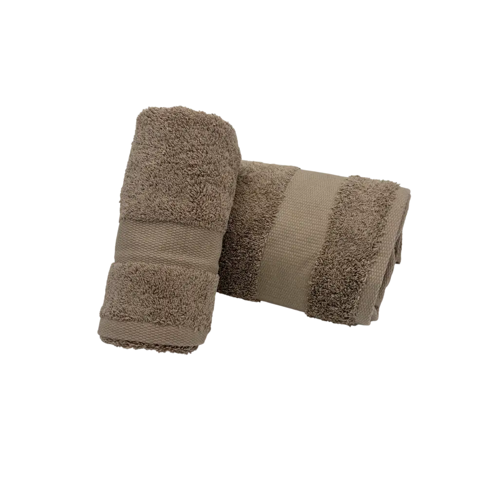 Coppia Asciugamani Bagno Viso + Ospite - Spugna 600 g/m² 100% Cotone