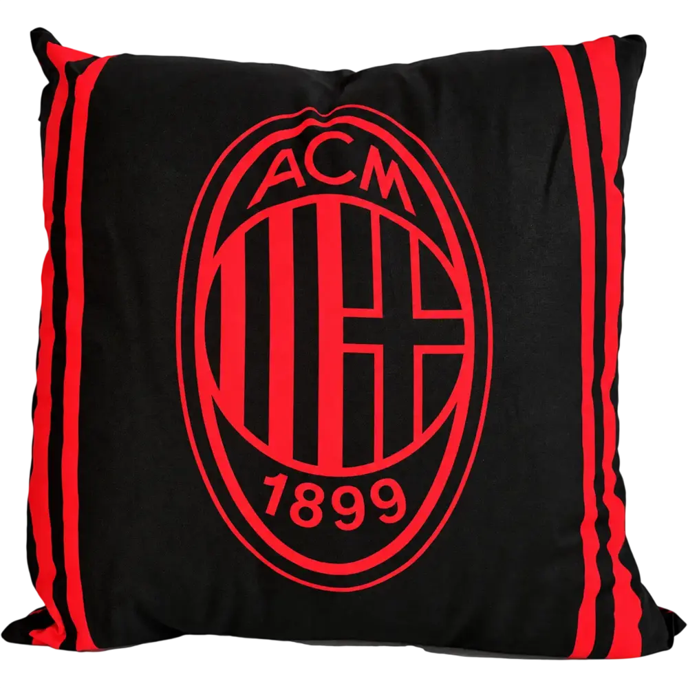 Cuscino arredo ufficiale AC Milan double face – 40 × 40 cm