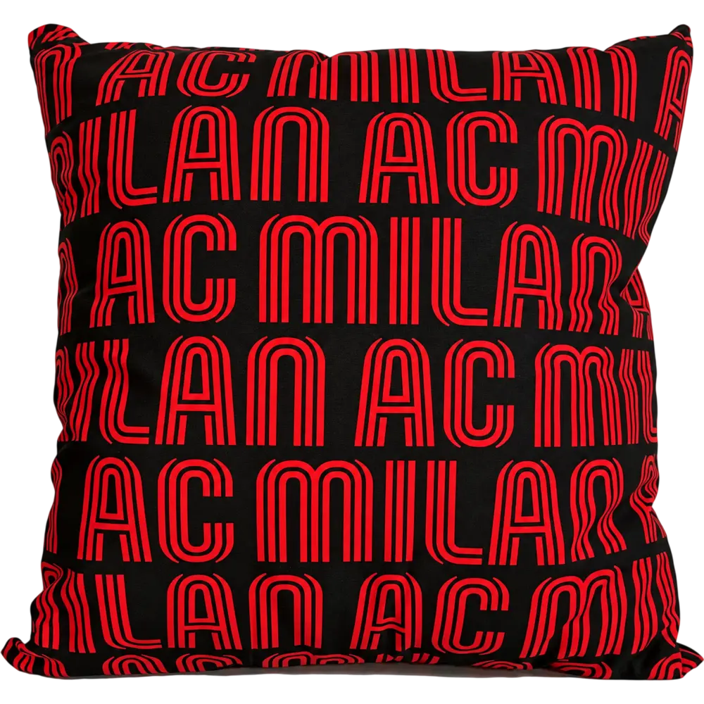 Cuscino arredo ufficiale AC Milan double face – 40 × 40 cm