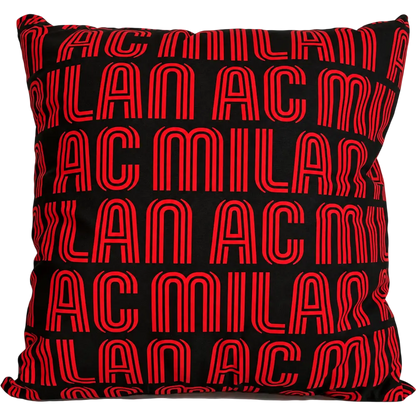 Cuscino arredo ufficiale AC Milan double face – 40 × 40 cm