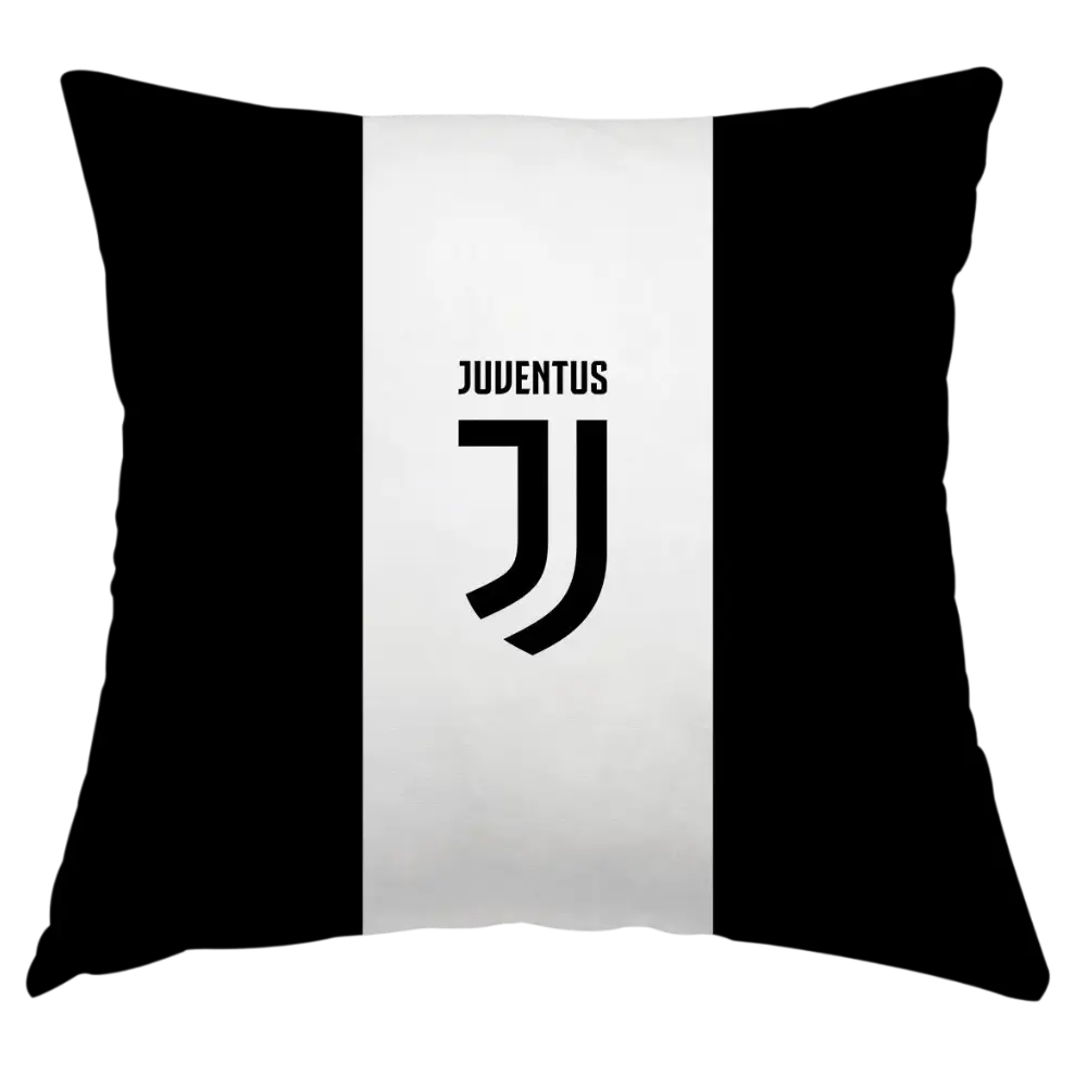 Cuscino arredo ufficiale Juventus double face – 40 × 40 cm