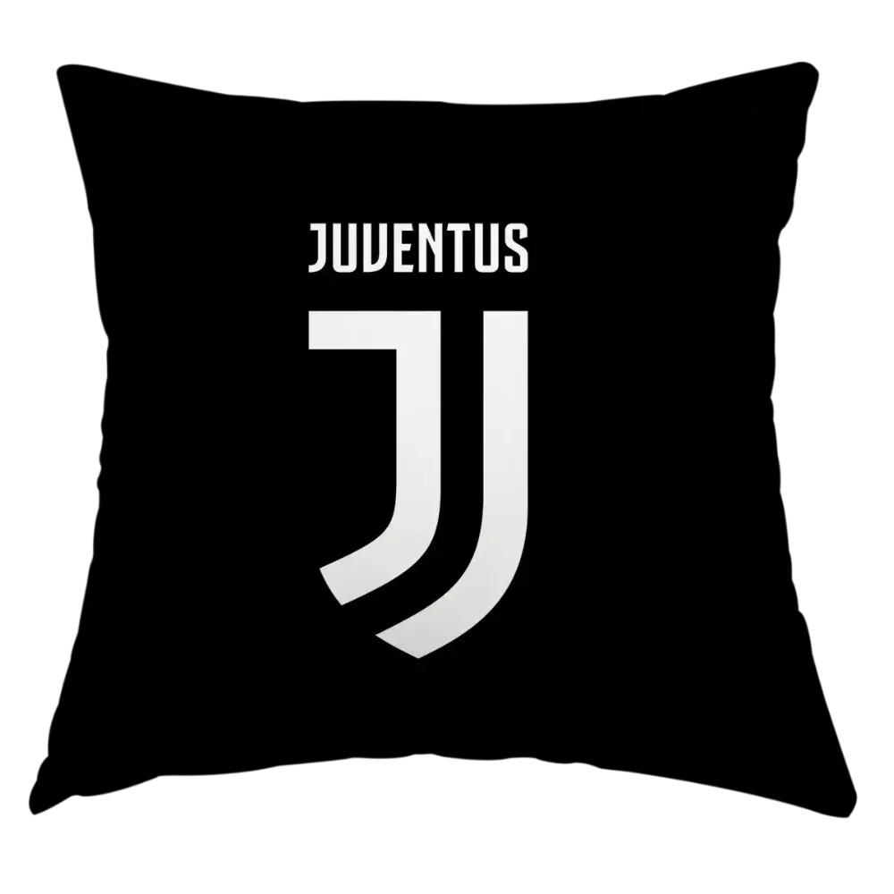 Cuscino arredo ufficiale Juventus double face – 40 × 40 cm