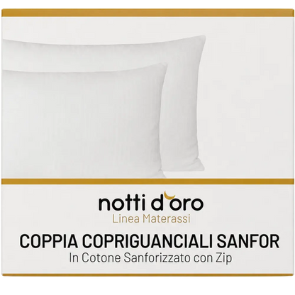 Notti D'Oro - Coppia Copriguanciali SANFOR
