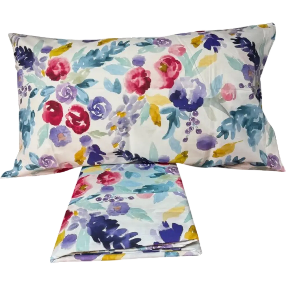 Fazzini - Parure Lenzuolo Copriletto PETALI - 2 Piazze