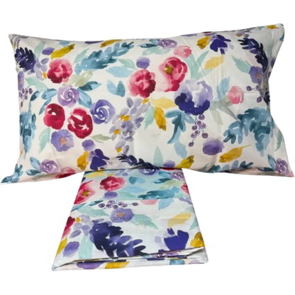 Fazzini - Parure Lenzuolo Copriletto PETALI - 2 Piazze