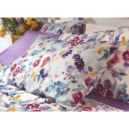 Fazzini - Parure Lenzuolo Copriletto PETALI - 2 Piazze