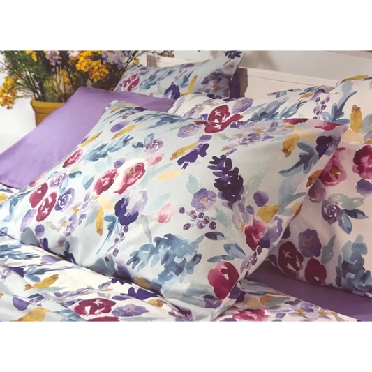 Fazzini - Parure Lenzuolo Copriletto PETALI - 2 Piazze