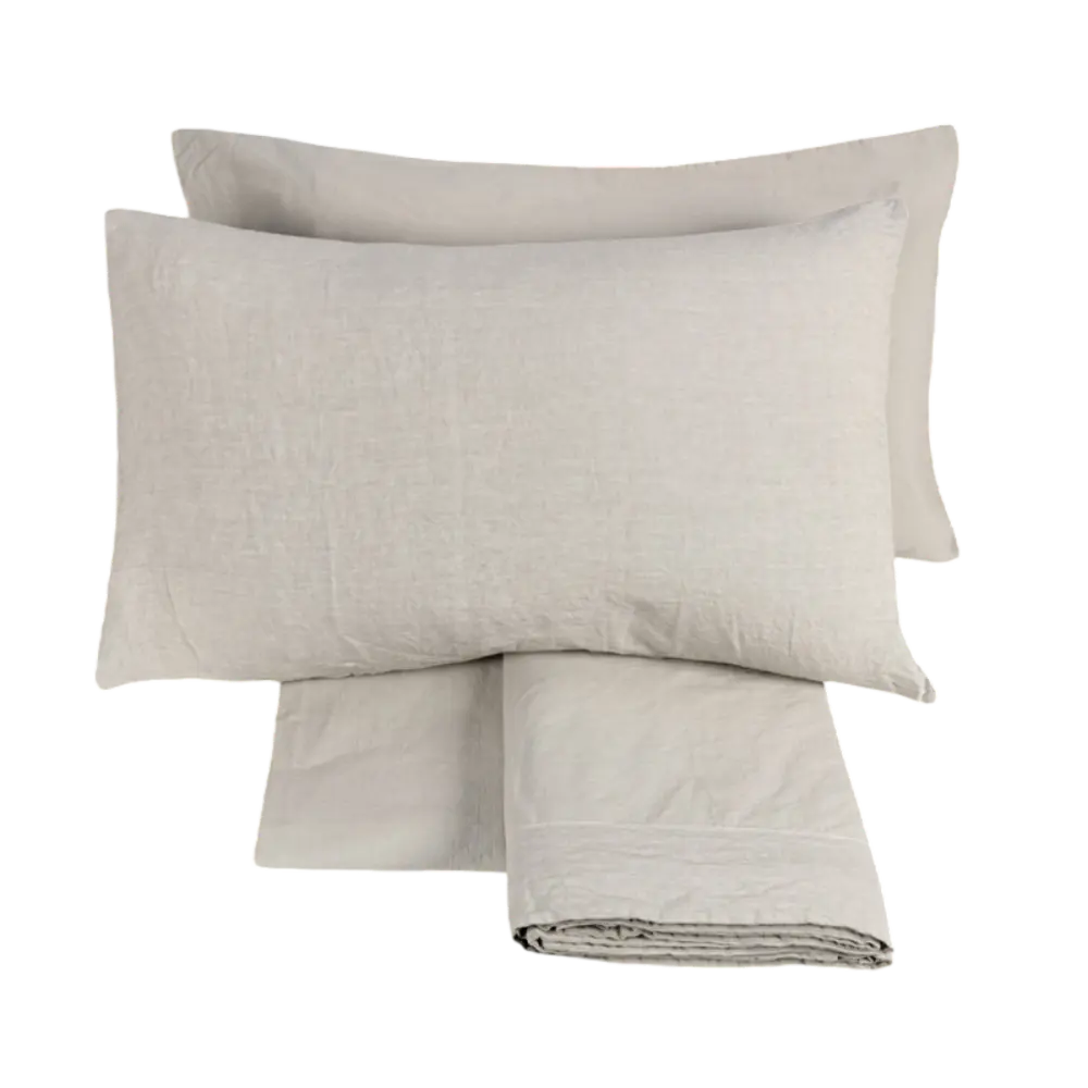 Fazzini - Lenzuola Completo Letto INCONTRI con Lino