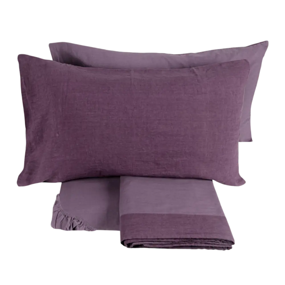 Fazzini - Lenzuola Completo Letto INCONTRI con Lino