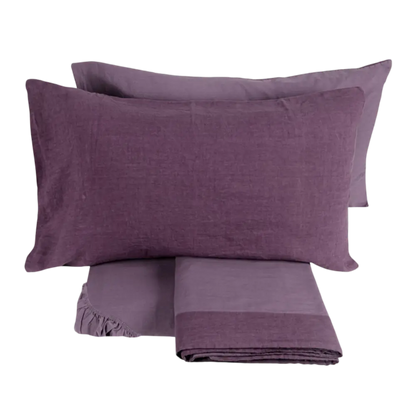 Fazzini - Lenzuola Completo Letto INCONTRI con Lino