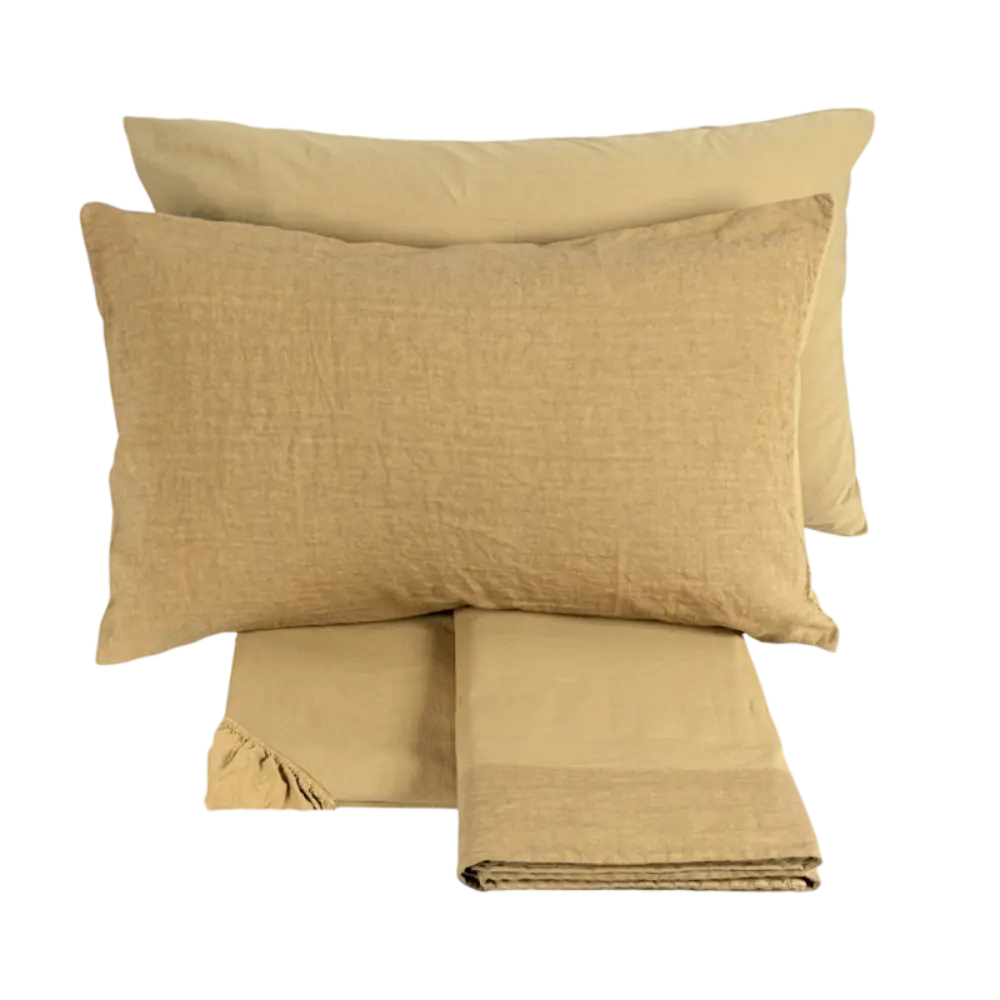 Fazzini - Lenzuola Completo Letto INCONTRI con Lino