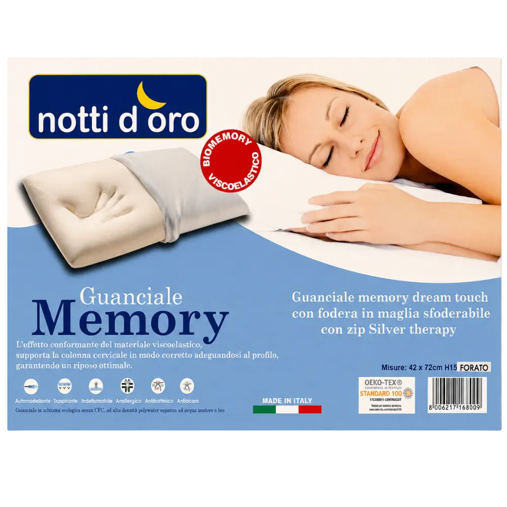 Notti D'Oro - Guanciale in Memory Forato