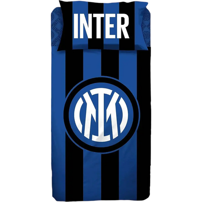 Lenzuola Completo Letto Singolo Inter in Cotone – Prodotto Ufficiale