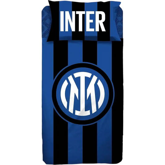 Lenzuola Completo Letto Singolo Inter in Cotone – Prodotto Ufficiale