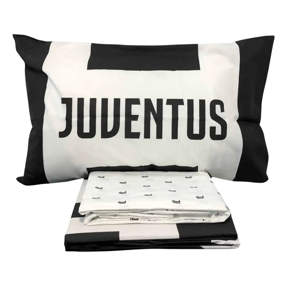 Lenzuola Completo Letto Singolo Juventus in Cotone – Prodotto Ufficiale