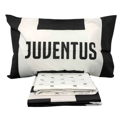 Lenzuola Completo Letto Singolo Juventus in Cotone – Prodotto Ufficiale
