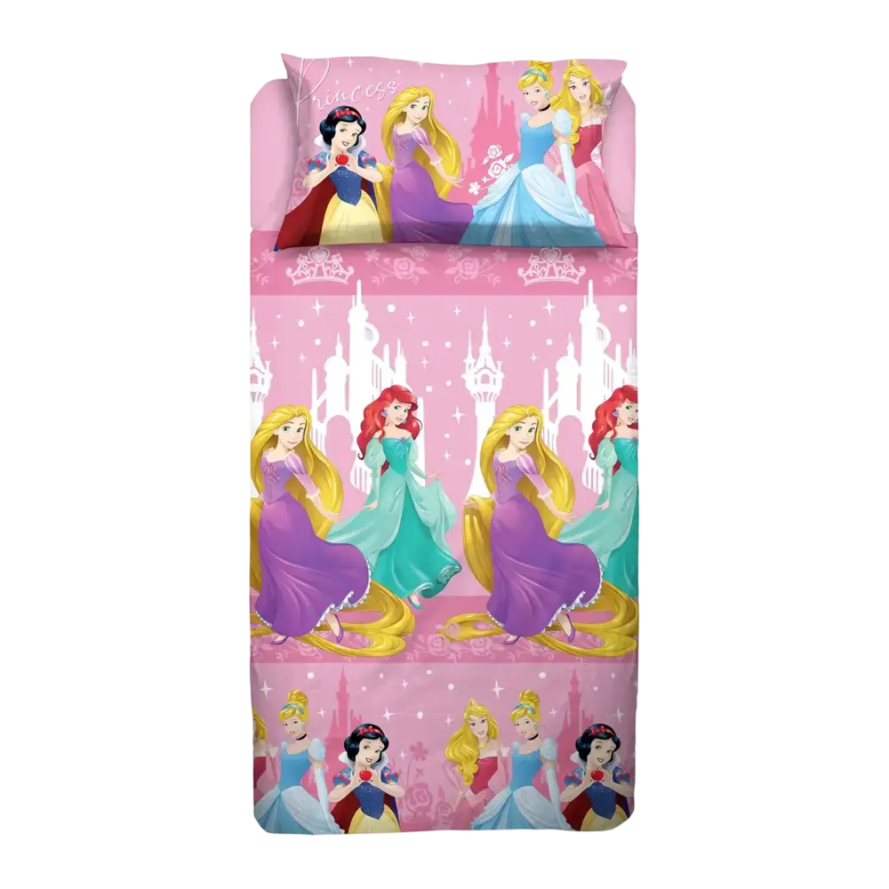 Lenzuola Completo Letto Principesse Disney - Singolo