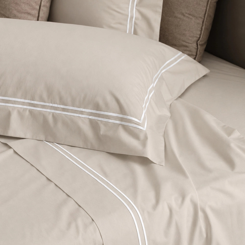 Lenzuola Completo Letto in Percalle di Cotone CLARISSA