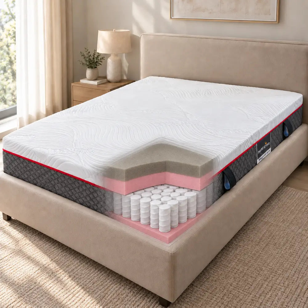 Materasso New Magnum 800 - Anima in Foam e 800 Molle Insacchettate