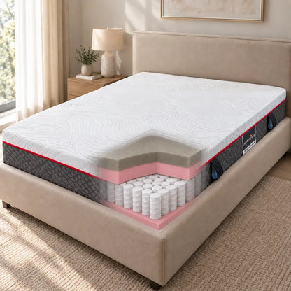 Materasso New Magnum 800 - Anima in Foam e 800 Molle Insacchettate